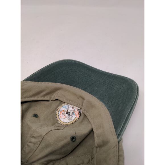 Australian Golf Strapback Hat Brown & Green Embroidered Koala Logo Spell Out - Picture 9 of 10